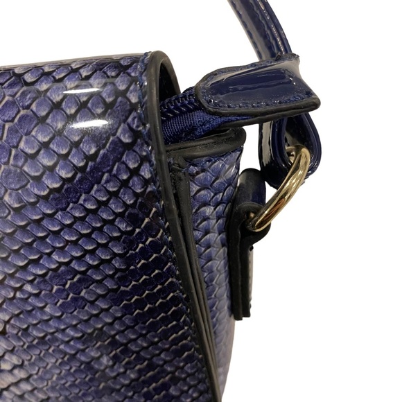 Animal Print Crossbody Shoulder Handbag Vegan Leather - Picture 5 of 9